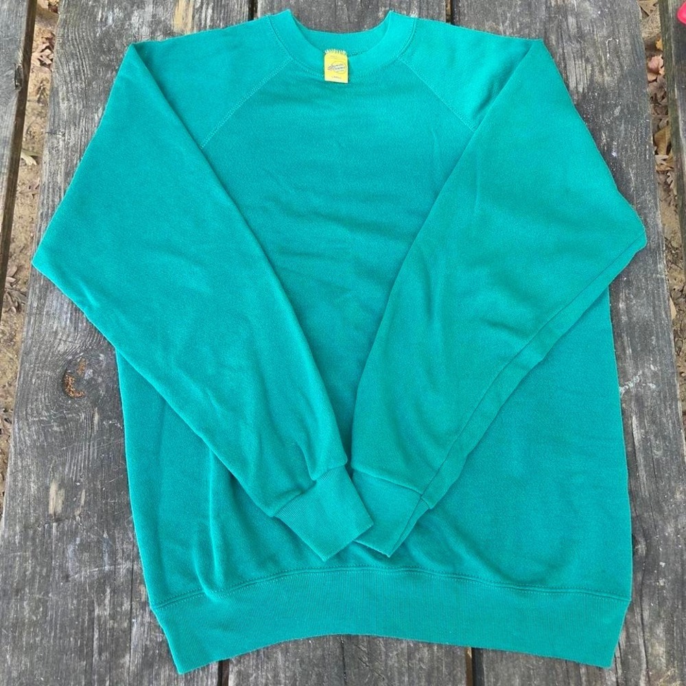 Vintage 1980s Tultex crewnecck sweatshirt sz Large - Picture 2 of 6